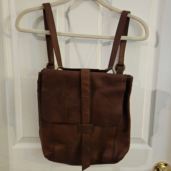 Duluth Lifetime Leather Convertible Backpack Shoulder Bag Lifetime Leather Convertible Backpack | Duluth Trading Company main image 4